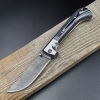Складной Пчак из дамасской стали