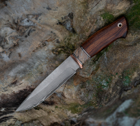 Нож Сибиряк из стали S390 в нержавеющих обкладках купить на сайте koval-knife.shop